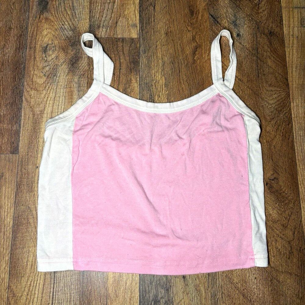 Colorblock Cami Top Y2K Sporty Casual Style